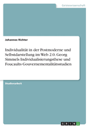 Individualit?t in der Postmoderne und Selbstdarstellung im Web 2.0. Georg Simmels Individualisierungsthese und Foucaults Gouvernementalit?tsstudien