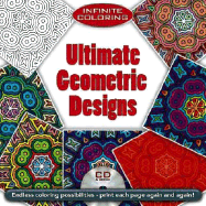 Infinite Coloring Ultimate Geometric Designs CD and Book