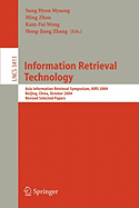 Information Retrieval Technology: Asia Information Retrieval Symposium, Airs 2004, Beijing, China, October 18-20, 2004. Revised Selected Papers