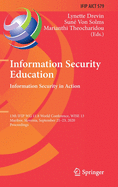 Information Security Education. Information Security in Action: 13th Ifip Wg 11.8 World Conference, Wise 13, Maribor, Slovenia, September 21-23, 2020, Proceedings