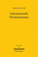 Informationelle Privatautonomie: Synchronisierung Von Datenschutz- Und Vertragsrecht