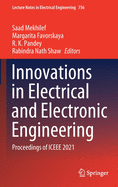 Innovations in Electrical and Electronic Engineering: Proceedings of Iceee 2021