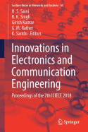 Innovations in Electronics and Communication Engineering: Proceedings of the 7th Iciece 2018