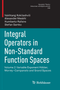 Integral Operators in Non-Standard Function Spaces: Volume 2: Variable Exponent Hlder, Morrey-Campanato and Grand Spaces