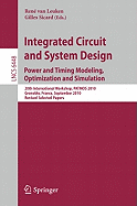 Integrated Circuit and System Design. Power and Timing Modeling, Optimization, and Simulation: 20th International Workshop, PATMOS 2010, Grenoble, France, September 7-10, 2010, Revised Selected Papers