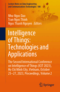 Intelligence of Things: Technologies and Applications: The Second International Conference on Intelligence of Things (ICIT 2023), Ho Chi Minh City, Vietnam, October 25-27, 2023, Proceedings, Volume 1