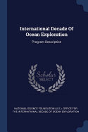International Decade Of Ocean Exploration: Program Description