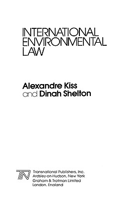 International Environmental Law - Kiss, Alexandre