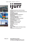 International Journal of Urban and Regional Research, Volume 40, Issue 1
