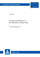 Interpersonal Rhetoric in the Editorials of China Daily: A Generic Perspective