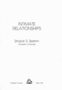 Intimate Relationships - BREHM, SHARON S. Y