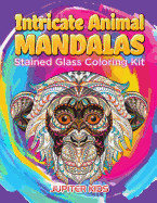 Intricate Animal Mandalas: Stained Glass Coloring Kit