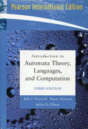 Introduction to Automata Theory, Languages, and Computation: International Edition