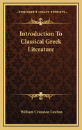 Introduction to Classical Greek Literature