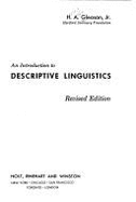 Introduction to Descriptive Linguistics