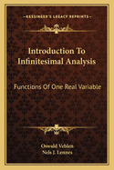 Introduction to Infinitesimal Analysis Functions of One Real Variable