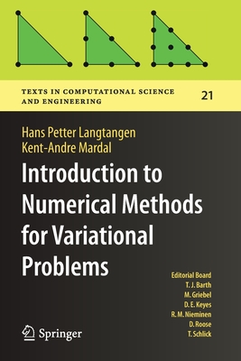 Introduction to Numerical Methods for Variational Problems - Langtangen, Hans Petter, and Mardal, Kent-Andre