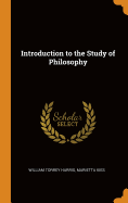 Introduction to the Study of Philosophy