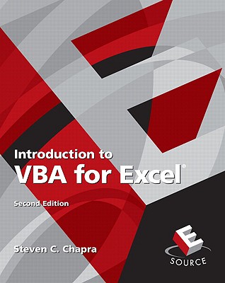 Introduction to VBA for Excel - Chapra, Steven