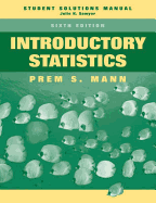 Introductory Statistics, Student Solutions Manual