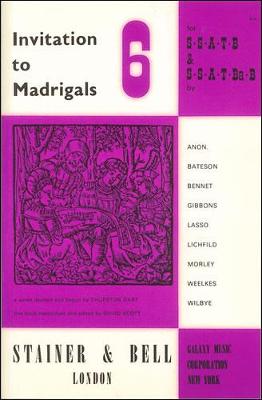 Invitation to Madrigals - Dart, Thurston