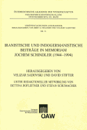 Iranistische Und Indogermanistische Beitrage in Memoriam Jochem Schindler (1944-1994)