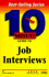 Arco 10 Minute Guide to Job Interviews (10 Minute Guides)