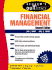 Schaum's Outline of Financial Management, Third Edition (Schaum's Outline Series)