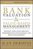 Bank Valuation and Value-Based Management: Deposit and Loan Pricing, Performance Evaluation, and Risk Management