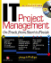 It Project Management: on Track From Start to Finish [With Cdrom]