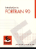 Introduction to Fortran 90