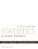 Statistics: a First Course; 9780130466532; 0130466530
