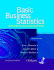 Basic Business Statistics: Concepts and Applications