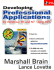 Developing Professional Applications in Windows 95 and Nt Using Mfc