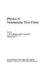 Physics of Nonmetallic Thin Films (Nato Science Series B: )