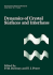 Dynamics of Crystal Surfaces and Interfaces