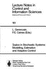 Topics in Stochastic Systems-Modelling, Estimation and Adaptive Control