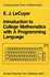 Introduction to College Mathematics With a Programming Language (Undergraduate Texts in Mathematics)