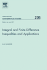 Integral and Finite Difference Inequalities and Applications