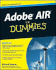 Adobe Air for Dummies