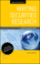 Writing Securities Research: a Best Practice Guide