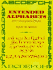 Extended Alphabets: 100 Complete Fonts (Dover Pictorial Archive)