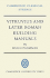 Vitruvius and Later Roman Building Manuals (Cambridge Classical Studies)