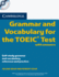 Cambridge Grammar and Vocabulary for the Toeic Test With Answers and Audio Cds 2 Selfstudy Grammar and Vocabulary Reference and Practice Book Audio Cd