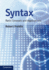 Syntax: Basic Concepts and Applications