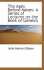 The Ages Before Moses: a Series of Lectures on the Book of Genesis
