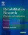 Rehabilitation Research: Principles and Applications