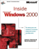 Inside Microsoft Windows 2000, Third Edition (Microsoft Programming Series)