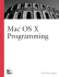 Mac Os X Programming