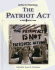 The Patriot Act